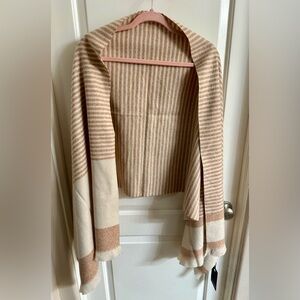 Brave & True Striped Shawl Scarf – NWT with Tags